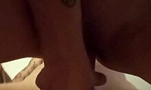 Homemade POV Doggy Style with Tattooed Couple Bent Over Roughly