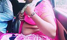 Indian Housewife's Cheating Romance in Car