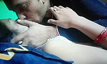 Kissing And Pressing Girlfriend Boobs Before Assfucking Anal And Riding