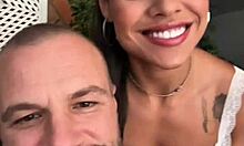 petite latina's sloppy deepthroat rimjob hides a cum-swallowing brunette secret