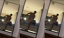 after the party, i fuck pretty latina girlfriend lynn in pov with screams, deepthroat and cowgirl riding on bedroom bed