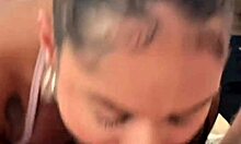 petite latina's sloppy deepthroat rimjob hides a cum-swallowing brunette secret