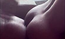 He rides reverse cowgirl shaking ass before heading back home