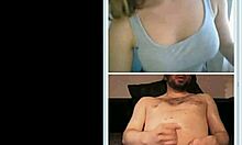 Cute Webcam Girl Guides Stranger's Jerk Off Session