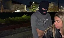 Wife Fucking Live On Train Tracks!