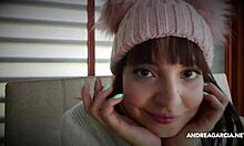 sexy latina andreagarcia net teases in dirty interview then masturbates wildly