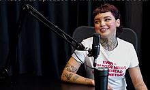 annie, nervous about anal in suruba tattoo session with group exposure?