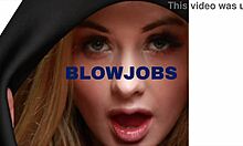 your girlfriend gives pov blowjob for christmas, swallowing cum