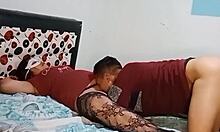 pregnant mexican beauty big tits sucks huge cock rides doggystyle valentine skirt cum