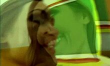 hot blonde in interracial encounter with big cock