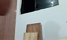 Wife flashing fat tits while cooking, damn those chubby curves! 🍳👀