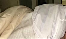 after the party, i fuck pretty latina girlfriend lynn in pov with screams, deepthroat and cowgirl riding on bedroom bed