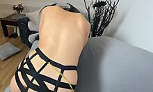 brunette wraps fat dick with big tits