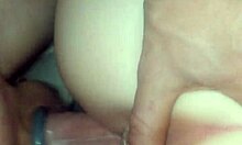 Tight Girlfriend Tries Huge Toy Then Takes Doggystyle Pounding and Squirts