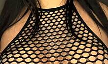 curvy latina with huge natural tits toys her soaked pussy first time