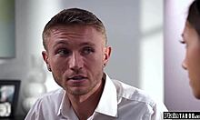 petite stepsis deepthroats stepbro's big cock then rides him hard