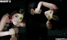 fuck yes alexis keep swallowing my monster cock cum down your teen throat at gloryhole