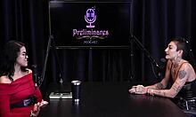 dava's hardcore dance lesson depression treatment turns wild with caroleta roots on sheer red