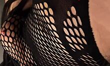 curvy latina with huge natural tits toys her soaked pussy first time