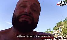 i met this hot latina milf in public and she squirted wild with her dildo outdoors 😩🔥💦