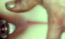 Tight Girlfriend Tries Huge Toy Then Takes Doggystyle Pounding and Squirts