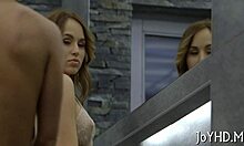 horny teen slut bounces on thick ramrod cowgirl style riding hard till she cums