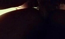 tattooed babe straps on and pegs stud's ass with wet hardcore toy play