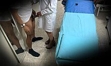 voyeur cam spies horny mexican nurse upskirt in office miniskirt hidden footage