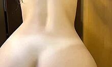 roommate steps right out of shower bends over for fat cock doggystyle