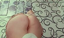 😍 18 year old perfect body teen shows virgin tight pussy then fucks it with huge dildo after college!