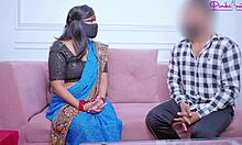 Fan shows up at my home so I ride his monster cock cowgirl in saree??