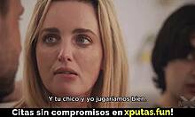 i mean two dudes just pound this hot blonde spanish sub's holes nonstop