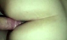 Latina teen bent over takes creampie doggystyle on big ass homemade