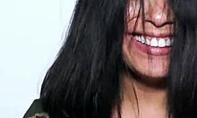 three horny 18+ teens drop to knees for sloppy blowjobs on his monster cock