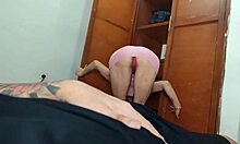 madrastra puta begs hijastro shove big cock in milf pussy while hubby's gone deepthroat cum