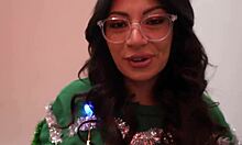 Big Titty Latina Coworker Fucks Me Loud at Office Christmas Party