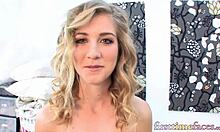 so this hottie gets impaled on monster cock right after her interview