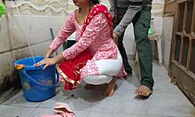 ugh i got fucked hard while washing clothes in the risky bathroom outdoors