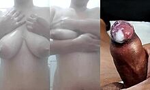 😲 caught my wife masturbating in bedroom with toy now i jerk off and cum hard for her 💦