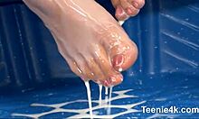 150CM PETITE TEEN 18+ TAKES MONSTER COCK DOGGYSTYLE FACIAL CUMSHOT