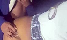 sexy ebony bbw milf couple heads to dark forest for sloppy dick sucking and hard ass pounding