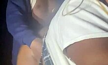 sexy ebony bbw milf couple heads to dark forest for sloppy dick sucking and hard ass pounding