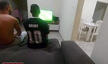 Lost bet forces wife into sex with husband's friend then double penetration