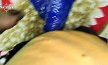 damn that desi village girlfriend's tight pussy squeezes during her first wild home fuck doggystyle