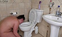 bbw tells you how to lick public toilet with cum countdown humiliation