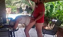 Pssygalore69 bent over pool desk for brother-in-law quickie fuck