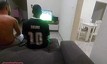 Lost bet forces wife into sex with husband's friend then double penetration