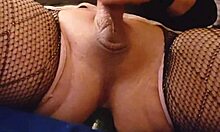 wanna see this tranny slam a dildo deep in her ass until she cums hard?