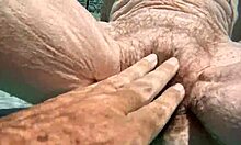 Mature wife shows off hairy pussy and heels while swimming in hawaii kai private pool