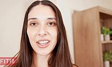 Fit18 Aria Sloane Creampies Tall Italian Model Pink Bodysuit